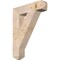 Ekena Millwork Traditional Craftsman Smooth Bracket, Douglas Fir, 5 1/2"W x 26"D x 34"H BKT06X26X34TRA04SDF - alternate 1